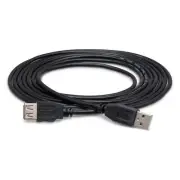 Hosa USB-210AF 10-foot USB Extension Cable USB-A Male to USB-A Female Cord 10ft
