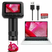 Portable Handheld Digital Microscope 1000X Magnification Handheld Microscope USB Connect to PC Microscope Camera Magnifier
