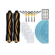 For Aspirador Robot Qilive Q.5147 Main Roller Brush Side Brush HEPA Filter Mop Cloths Pre-Filter Vacuum Spare Parts