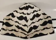 Mustache washable reusable anti-air pollution face mask