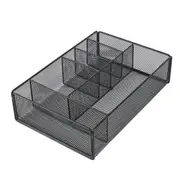 Creative Metal Hollow Pen Holder Desktop Organizer Student Pen Storage Basket