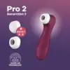 德國Satisfyer Pro 2 Generation 3 拍打｜吸吮陰蒂震動器 (酒紅)