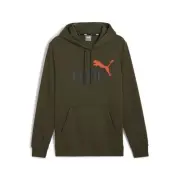 Puma Essentials+ Two-Tone Big Logo Hoodie Men Sportstyle Core Tops
