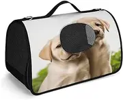 YHEGBFD Pet Handbag,Funny Labrador Puppy Dog Fashion Dog Carrier,Small Pet Carrier,pet Carrier Handbags,Travel Pet Handbag for Cat and Samll Dog