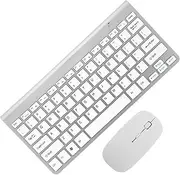 1Set Wireless Keyboard and Mouse Stylish Computer Accessory Silent Operation for Home Office and Travel Up to Range