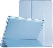 ProCase iPad 10.2 Case 9th Gen 2021/ iPad 8th Gen 2020/ 7th Gen 2019, Slim Stand Hard Back Shell Protective Smart Cover Case for 10.2 Inch iPad 9/8/7 -SkyBlue