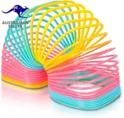 Jumbo Square Coil Spring Toy for Kids | Giant Slinky Toy | 4.75" Giant Plastic