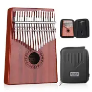 GECKO Kalimba 17 Keys Thumb Piano with Waterproof Protective Box, Tune Hammer...