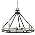 Kichler Stetton 5-Light Anvil Iron with Distressed Antique Grey Chandelier