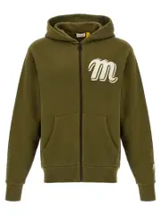 [Moncler Genius] Moncler Genius-Moncler X Mercedes-Benz Bynigo Hoodie Felpe Verde-Uomo M