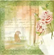 2 Paper Napkins for Decoupage/Craft/Scrapbooking-Romance