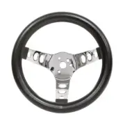 POLYFOAM STEERING WHEEL 3 SPOKE 10"DIA 5 1/2" DISH VW BUG BUGGY RAIL EMPI79-4111