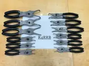 Snap-on Tools USA NEW RARE BLACK MASTER 12 PIECE Snap Ring Plier Set SRPCR112BK