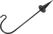 Gogogmee Heavy Duty Iron Shepherd Hook Vintage Outdoor Plant Hanger for Solar Lights Bird Feeders and Flower Pots Durable Support for Garden Weddings and Camping