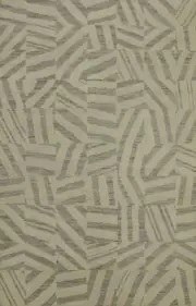 Modern Abstract One-of-a-kind Wool Rug for Bedroom 5x8 ft