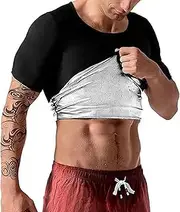 KBQLXPKJW Infernowear Sauna Tech, Camisa para Sudar De Hombre, Sauna Tank Top for Men, Gym Exercise Compression Shirt/106