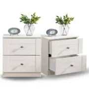 HARRIET Bedside Table 2 Sets Cream Color