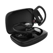 T17 Bluetooth Earphones Wireless Headset Ear Hanging Sports Headphones Bass Game Headphones IPX5 Waterproof with Microphone - Black