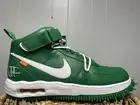 Nike Air Force 1 Mid SP Leather x Off-White Pine Green Size 11.5 Men