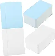 Gadpiparty 200Sheets Blank Memo Cards Lightweight Paperboard Note Cards for School Office Travel for Recording Plans Messages Inspiration Convenient DIY Flash Cards