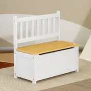 Levede 2-In-1 Kids Toys Storage Bench Box Wooden Chair Chest Cabinet Container