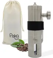 Manual Burr Coffee Grinder - Hand Coffee Grinder - Durable Portable Stainless St