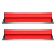 2pcs Paint Smears Repair Wall Scrapers Steel Guide Putty Leveling Scraper Tool