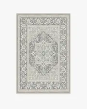120' x 185' | Machine Washable Runner Rug | Kid & Pet Friendly | Indoor Rug | Hendesi Heriz Abalone Flatwoven Rug | Ruggable