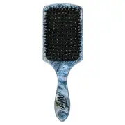 Wet Brush, Argan Oil Infused Paddle Shine Enhancer Brush, Blue, 1 Brush