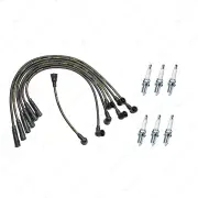 Bosch Leads + 6x Denso Iridium Power Spark Plugs for Mitsubishi Triton MH MJ 3.0