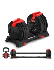 [Cortex] Revolock V2 Dumbbell Barbell Kettlebell All-in-One 24kg in Black