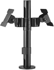 ATDEC POS 400mm Pole with Back-to-Back Display VESA 75/100 Head. Max Load: 10kg per Display