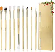 BEILI Eyeshadow Brush 10PCS Eye Makeup Brushes, Vegan Eye Makeup Brushes, Eyeliner Brush, Makeup Brush set, Eyebrow brush, Concealer Brushes, Blending & Smudge, Eye Brushes Make-up