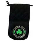 Drink Like A Gallagher Irish St Patricks Day Ireland Glove Double Oven Gloves