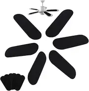 Ceiling Fan Air Filter, 6-Pack, Activated Carbon Adhesive Vent Pads, Universal Size for Fan Blades