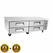 Low Chef Base Drawers Atosa 420L Stainless Steel Restaurant Kitchen Takeaway
