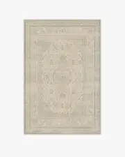120' x 185' | Machine Washable Runner Rug | Kid & Pet Friendly | Indoor Rug | Rowan Soft Grey & Ivory Flatwoven Rug | Ruggable