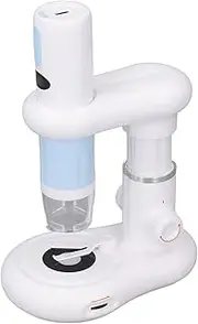 Handheld Digital Microscope, 50 to 1000X 1080P Microscope Magnifier with 8 Adjustable LED Lights & Lifting Stand, Type C Electronic Magnifier