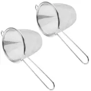 2 Pcs Bartending Filter Teapot Infuser Strainer Leaf for Loose