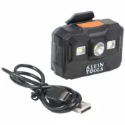 Klein Tools 56062 Rechargeable Headlamp & Worklight, 300 Lumens All-Day Runtime