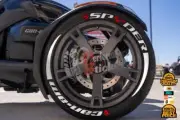 for Can Am Tire Lettering SPYDER PERMANENT Stickers all tyres SET Fast Shipping