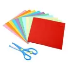 6inch Origami Paper Set, 200Pcs Square Paper with Scissor, Colorful