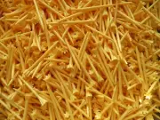 New 100 Champ Zarma Fly Tee FLYtee Golf Tee 3 1/4" 3 1/4 Yellow Bulk 6 Prong