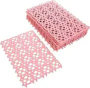 INOOMP Rabbit Cage Floor Mat Set 10pcs Litter Tray Bunny Scratch Pad Plastic Feet Pads for Comfort