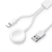 For Apple iPhone Watch iWatch 7 6 5 4 3 2 Magnetic 2 in 1 Charger Charging Cable