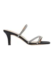 [Sandler] Marcy Black Fabric Sandals