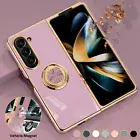 For Samsung Galaxy Z Fold 6 5 / Fold 4 Magnetic Ring Stand Case Shockproof Cover