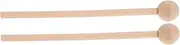 Yardwe 2pcs Mallets Orff Percussion Sticks for Safe and Sturdy Music Hammers for Xylophone Glockenspiel and Tongue Drum Encouraging Musical Exploration and Creativity