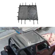 Sunshade Mesh Sun Shade Top Bikini Leather For Jeep Wrangler JK 2007-2018 2Door