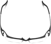 [FONEX] Pure Titanium Glasses Frame Men Semi Rimless Square Eyeglasses Eyewear DTX416